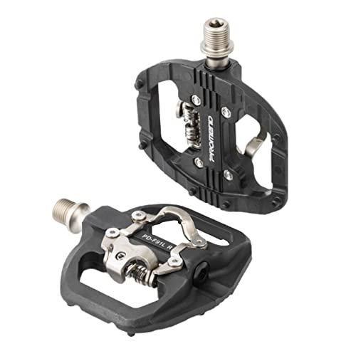 Mountain Bike Pedal : Almencla Bicycle Mountain Bike Pedals with SPD Cleats Nylon MTB for Road Bike