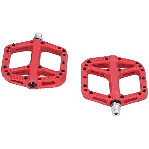 Mountain Bike Pedal : Alomejor Bicycle Pedals Non-Slip Bicycle Pedals Reinforced Nylon Widen Bicycle Platform Pedals Mountain Road Bike Pedals(orange)