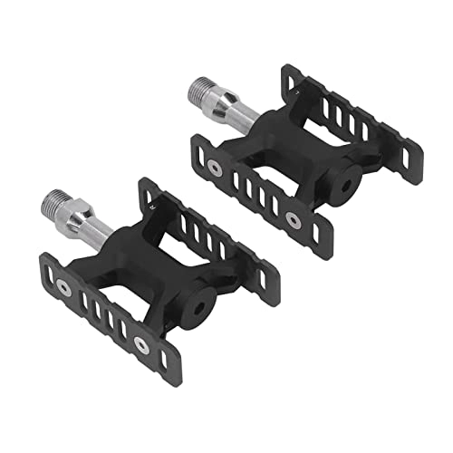 Mountain Bike Pedal : Alomejor Bicycle Pedals, Widened to Prevent Slip DU Bearing Bicycle Pedals for Mountain Bikes (Black)