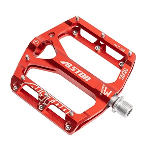 Mountain Bike Pedal : Alston 3 Bearings Mountain Bike Pedals Platform Bicycle Flat Alloy Pedals 9 / 16" Pedals Non-Slip Pedals
