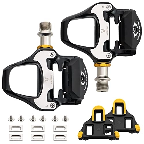 Mountain Bike Pedal : Alston SPD Clipless Pedals 9 / 16 Universal Road Bike Pedals Bicycle Platform Pedals Compatible with Shimano SPD-SL Cleats for Mountain / Road Bike