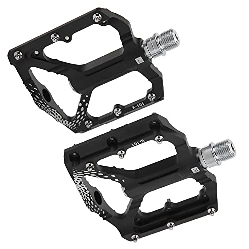 Mountain Bike Pedal : Aluminum Alloy Bicycle Pedal, Good Bearing Performance Bicycle Pedal Large Pedal Area with Fine Workship for Most Bicycle for Mountain Road Bike