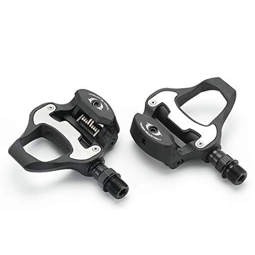 Mountain Bike Pedal : Aluminum Alloy Road Bike Self-locking Pedal Cleat Bearings Mountain Bike Pedals for Outdoor Cycle Biking Entertainment