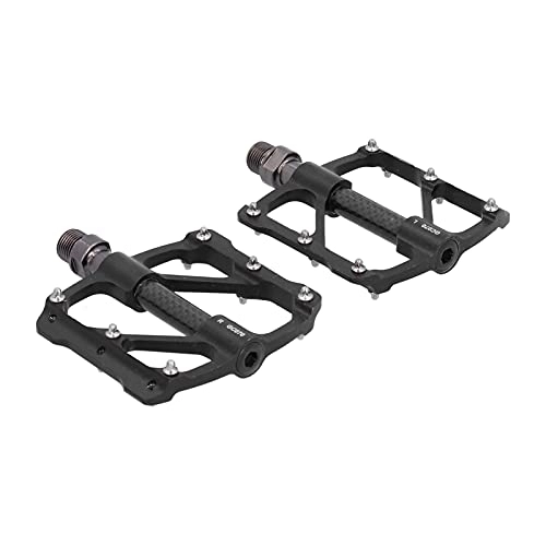 Mountain Bike Pedal : Aluminum Bicycle Platform Pedals, Non‑slip Lightweight CNC Machined MTB Pedals Smoothly for Road Mountain BMX MTB Bike (#1)
