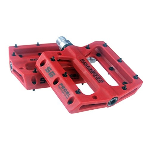 Mountain Bike Pedal : AOOPOO Bicycle Cycling Pedals- New polyamide Antiskid Durable Mountain Bike Pedals Road Bike Hybrid Pedals