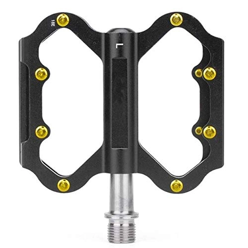 Mountain Bike Pedal : Aquila Bike Pedals Mountain Road Cycling Cycle Platform Pedal Bicycle Pedal Mountain Bike Replacement Accesories ( Color : Black )