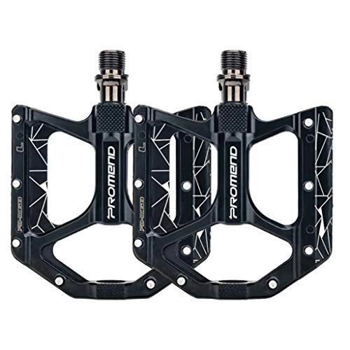 Mountain Bike Pedal : ASKLKD Bicycle Pedals, Non-slip Aluminum Alloy Super Lubricating Bearing Pedals, Suitable for Mountain Bikes / city Bikes-1 Pair Cycling accessories