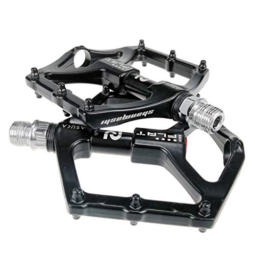 Mountain Bike Pedal : ASKLKD Bike Pedals Aluminium Alloy Non-Slip Durable WithSealed Bearings Hybrid Pedals for 9 / 16 MTB BMX Mountain Road Bike 1 Pair Cycling accessories