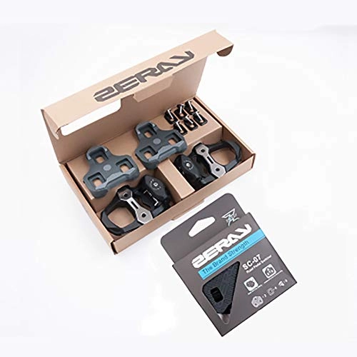 Mountain Bike Pedal : ASUD Bike Pedals Road bike pedal self-locking ZP-110 carbon fiber lock and LOOK keo Cycling Sealed Bearing Bicycle Pedals, C