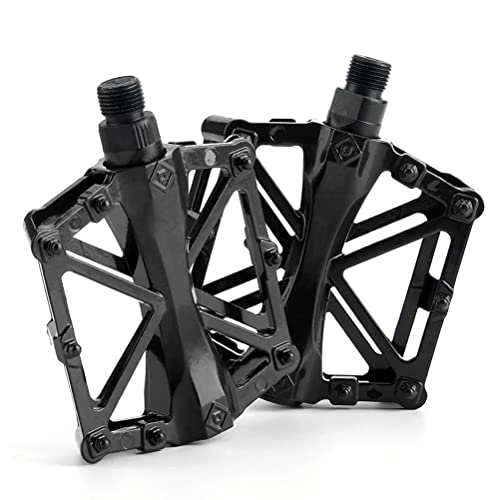 Mountain Bike Pedal : Auplew Bicycle Pedals MTB Pedals Aluminium Alloy Non-Slip Bicycle Platform Flat Pedals for Leisure Cycling Mountain Bikes Road Bikes