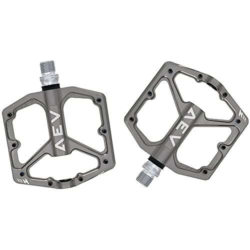 Mountain Bike Pedal : AZPINGPAN 3 Sealed Bearing Bicycle Bike Pedals丨9 / 16 Inch Chrome-molybdenum Steel Axle Ultralight Aluminium Cycling Bike Pedals丨Suitable For Road Bikes And Mountain Bikes