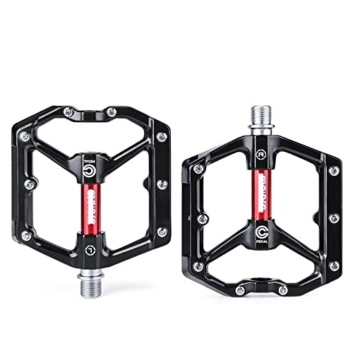 Mountain Bike Pedal : AZPINGPAN Bicycle Pedals丨non-slip Pedals For Mountain Bike Commuter Bicycles丨ultra-light Aluminum CNC Process Sealed Waterproof Bearing Reflective Sheet Road Bike Riding Equipment