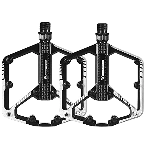 Mountain Bike Pedal : AZPINGPAN MTB 9 / 16" Pedals Black Pedals Metal Bike Pedals丨Sealing And Anti-skid Die-casting Double DU Mountain Bike Aluminum Pedals丨Suitable For Outdoor Riding Road Bike Accessories