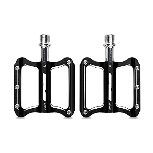 Mountain Bike Pedal : AZPINGPAN Outdoor Cycling Bike Pedals, 9 / 16 Inch Aluminum Mountain Bike Pedal丨Waterproof And Non-slip Sealed Bearing Lightweight Chrome-molybdenum Steel Bearing Alloy Platform Pedal