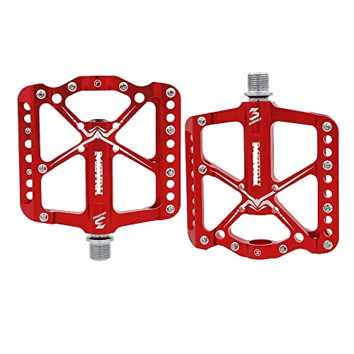 Mountain Bike Pedal : AZPINGPAN Sealed 3 Palin Chrome-molybdenum Steel Axle Mountain Bike Pedals丨9 / 16 Inch Stainless Steel Cleats Ultra-light Aluminum Alloy Road Folding Bike Pedal Bicycle Accessories