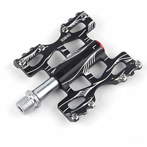 Mountain Bike Pedal : BAFAFA Bike Bicycle Flat Pedal Aluminum Alloy with DU Sealed Bearing CNC Machined and Anti-Skid Pins for Road Mountain Bikes pedal