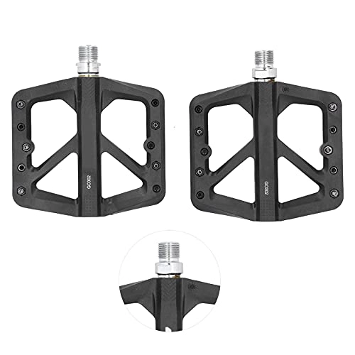 Mountain Bike Pedal : banapo Bicycle Pedal for GC002, Self-lubricating Bearing Double‑sided Non‑slip Foot Spikes Mountain Bike Pedal Wear- for Bicycle