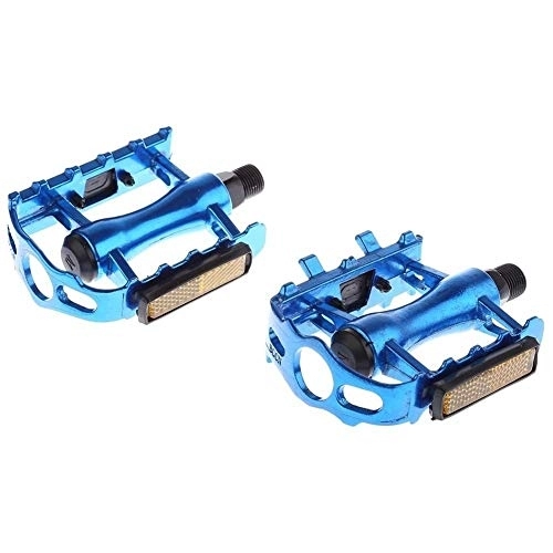 Mountain Bike Pedal : BANGHA Bike Pedals 1 Pair Aluminum Alloy Mountain Bike Pedal Fixed Gear MTB BMX Road Bicycle Treadle With Ball Bearing Bicycle Accessories Cycling Bike Pedals (Color : Natural)