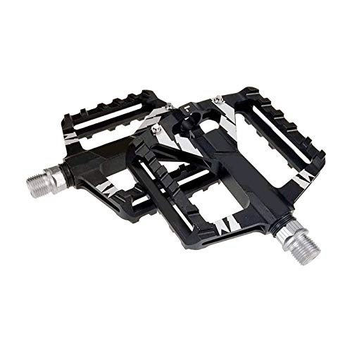 Mountain Bike Pedal : BAODI Bicycle Pedals Bicycle Pedal Mountain Road Bike Aluminum Alloy Pedals Flat Platform Bicycle PedalSuitable for Various Bicycles
