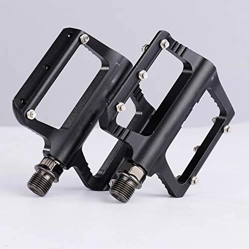 Mountain Bike Pedal : BECCYYLY Bicycle Pedal1 Pair Of Bicycle Pedal Mountain Bike Aluminum Alloy Sealed Bearing Pedal Wide And Flat Parts