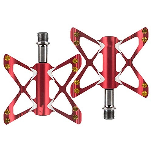 Mountain Bike Pedal : BECCYYLY Bicycle Pedalultra Light Aluminum Alloy Axle Bicycle Mountain Bike Pedal Road