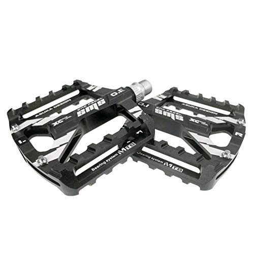 Mountain Bike Pedal : beeyuk Mountain Road Bike Pedals Non-Slip Lightweight Aluminium Alloy Large Surface Bicycle Bearing Pedals Cycling Pedals