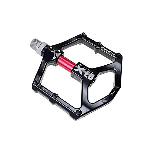 Mountain Bike Pedal : Belleashy Bike Pedals Mountain Bike Pedals 1 Pair Aluminum Alloy Antiskid Durable Bike Pedals Surface For Road BMX MTB Bike 8 Colors (SMS-1031) for Cycling (Color : Red)