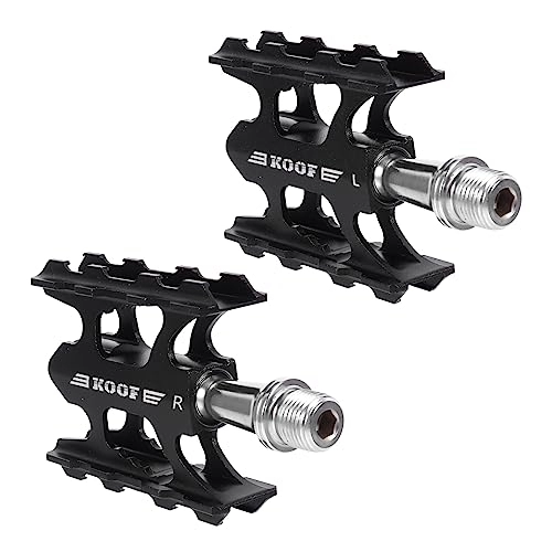 Mountain Bike Pedal : BESPORTBLE 1 Pair Bicycle Pedal Flat Pedals Flat Mtb Pedals Pedal Parts Universal Pedal Mtb Bike Pedal Aluminum Bike Pedals Bike Alloy Pedal Molybdenum Steel Shaft Mountain Bike