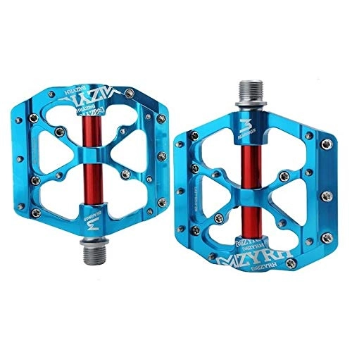 Mountain Bike Pedal : BGGPX Universal Sealed 3 Bearing Bicycle Flat Pedals CNC Ultralight Aluminum Pedals For MTB Road Cycling Road Bike Pedal Mountain Pedal (Color : KH1281L)