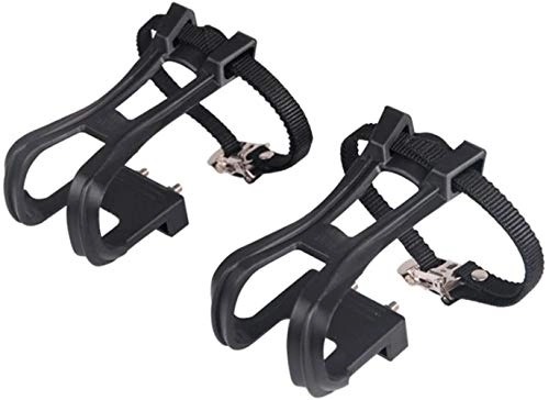 Mountain Bike Pedal : Bicycle Accessories SLL- Cycling Nylon Pedal Straps, 1Pair of Road Mountain Bike Pedal Clip Strap Straps practical