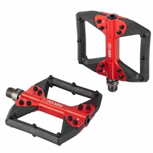 Mountain Bike Pedal : Bicycle Aluminum Pedals Mountain Bike Ultralight Aluminum Perrin Bearing Pedals (Color : #3)