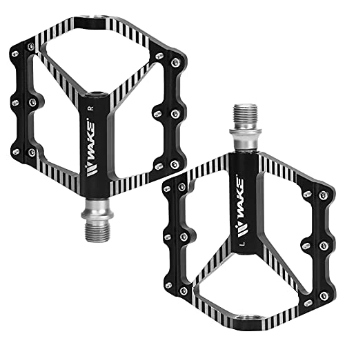 Mountain Bike Pedal : Bicycle BicycleStore Mountain Bike Pedals, 1 Pair MTB 9 / 16" Metal Pedals Non-Slip Cycling Pedals Lightweight Aluminum Alloy Platform Flat Pedals for Mountain Road Bike