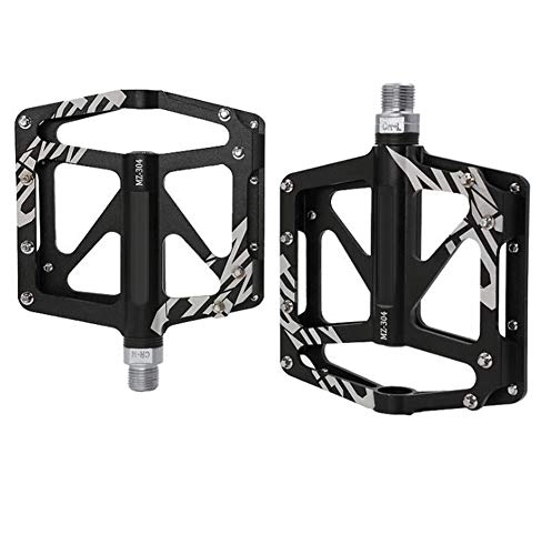 Mountain Bike Pedal : Bicycle Clipless Pedals, ihreesy Universal Mountain Bikes Pedals Steel Non-Slip Bike Pedals Road Bicycle Pedals MTB Pedals, Black
