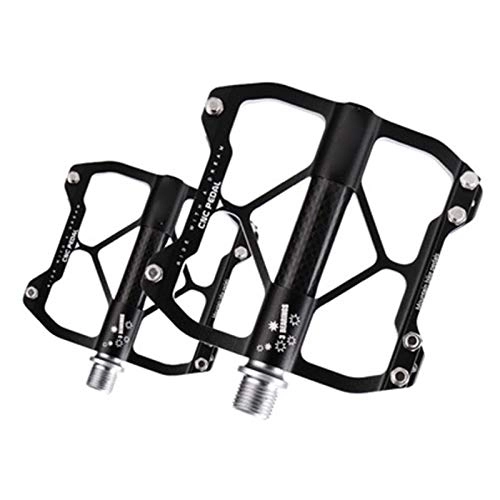 Mountain Bike Pedal : Bicycle Cycling Bike Pedals, Anti-Slip Mountain Cycling Pedals, Aluminium Alloy Universal Cycling Bike Pedals, 9 / 16" Screw Thread Cycling Bicycle Flat Pedal