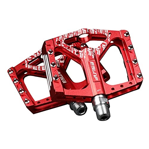 Mountain Bike Pedal : Bicycle Cycling Bike Pedals, New Aluminum Antiskid Durable Mountain Bike Pedals Road Bike Hybrid Pedals, Bicycle Accessories