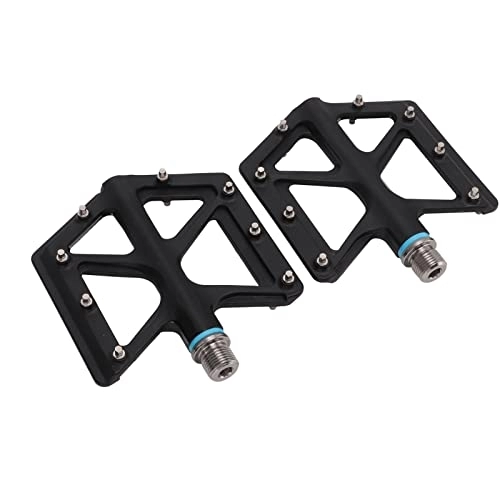 Mountain Bike Pedal : Bicycle Foot Pegs Nylon Bicycle Foot Pedal Black Non-Slip Durable 2 Pack for Mountain Bikes