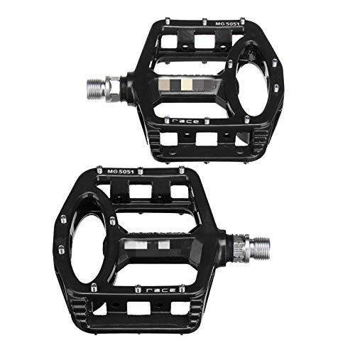 Mountain Bike Pedal : Bicycle Pedal 9 / 16'' Magnesium-alloy Mountain Bike Pedals Flat Sealed Cycling Bicycle Pedals Cycling Bike Pedals (Size:101 * 93 * 32mm; Color:Black)