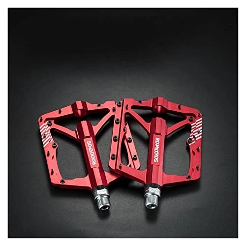 Mountain Bike Pedal : Bicycle Pedal Fit For MTB Mountain Road Bike Pedal Aliuminum Alloy Bearings Cycling Pedals Bicycle Parts Modified Parts (Color : 2018-12BRD)