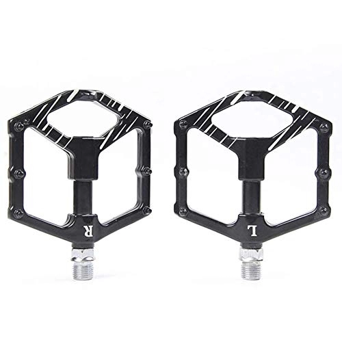Mountain Bike Pedal : Bicycle Pedal Mountain Bike Du Pedal Bicycle Ultra Light Aluminum Alloy Pedal Riding Equipment Spare Parts Palin Pedal Black