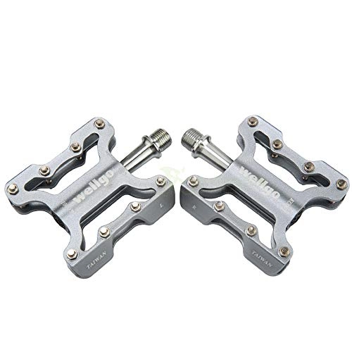 Mountain Bike Pedal : Bicycle pedal, Mountain Bike Pedal Bearings Non-Slip Aluminum Alloy Pedal Bicycle Universal Accessories Pedal YZRCRK