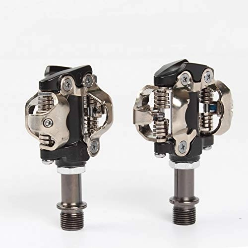 Mountain Bike Pedal : Bicycle Pedal Mountain Bike SelfLocking SPD Pedals MTB Components Using for Bicycle Racing Mountain Bike Parts Pedal Lock Pedal with Buckle
