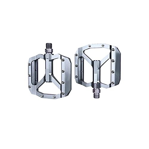 Mountain Bike Pedal : Bicycle Pedal Ultralight Aluminum Alloy Bearing Anti-Slip Mountain Bikes Road Bicycles Pedals Bmx Cycling Bike Accessories (Color : JT01)