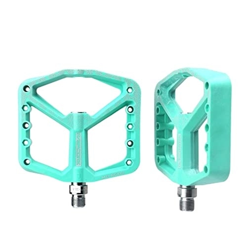 Mountain Bike Pedal : Bicycle Pedal Ultralight Seal Bearing Bicycle Pedals Fit For Mountain BMX Road Bike Nylon Pedal Cycling Parts Modified Parts (Color : Bianchi)
