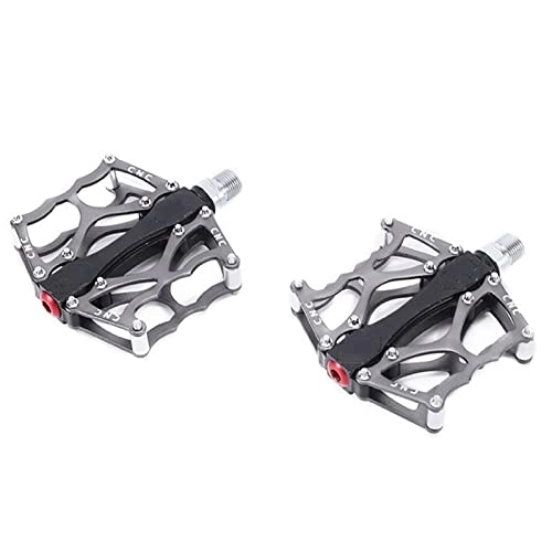 Mountain Bike Pedal : Bicycle Pedals- 1 Pair Universal Mountain Road Bicycle Flat Pedal Fits Most Adult Bikes & MTB Bicycles, titanium
