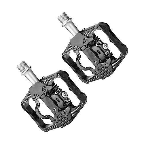 Mountain Bike Pedal : Bicycle Pedals - Aluminium Alloy Bicycle Pedals with 3 Bearings | Bicycle Accessories for Children's Bikes, Junior Bikes, Mountain Bikes, City Bikes, Road Bikes Woyufen