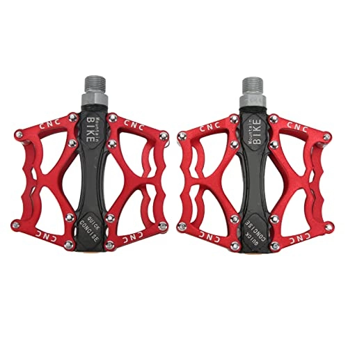 Mountain Bike Pedal : Bicycle Pedals, Bicycle Platform Pedals High Speed Bearing 1 Pair Aluminum Alloy for Road Mountain Bike