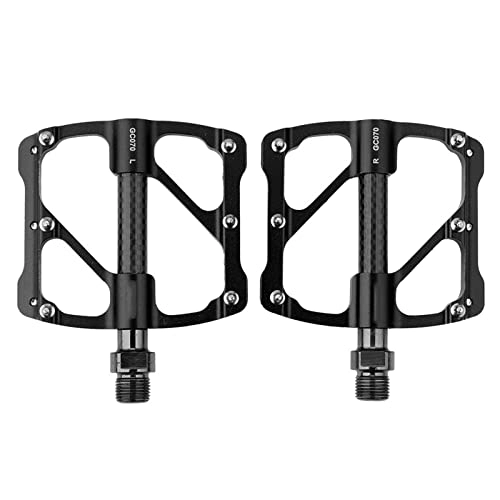 Mountain Bike Pedal : Bicycle Pedals Carbon Fiber Set Ultra-Light Triple Seal Bearing SPD Cleat Clip for Mountain Road Bike Accessories