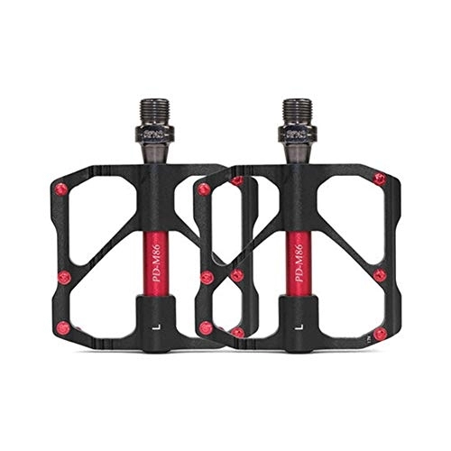 Mountain Bike Pedal : Bicycle Pedals Flat Pedals Mtb Pedals Fooker Pedals Pedals For Road Bike Bike Pedals Metal Bike Pedals Pedals For Mountain Bike Pedal Pedals Mountain Bike Pedals Metal Pedals 86black, free size