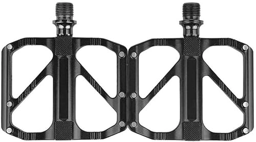 Mountain Bike Pedal : Bicycle Pedals, Mountain Bike Pedal, Bike Pedals, Mountain Road Bicycle Flat Pedal, With Anti-Skid Nail, Universal Lightweight Aluminum Alloy 9 / 16" Bicycle Pedal For MTB