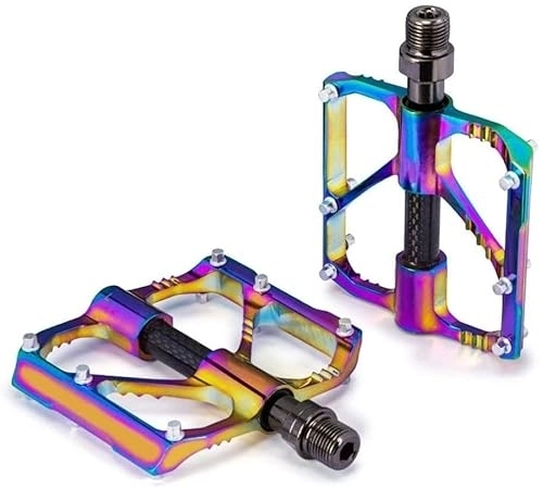 Mountain Bike Pedal : Bicycle Pedals, Mountain Bike Pedal, Mountain Bike Pedals, Colorful MTB Pedals, BMX Pedals, Sealed Bearings, Ultra Strong Pedal 9 / 16